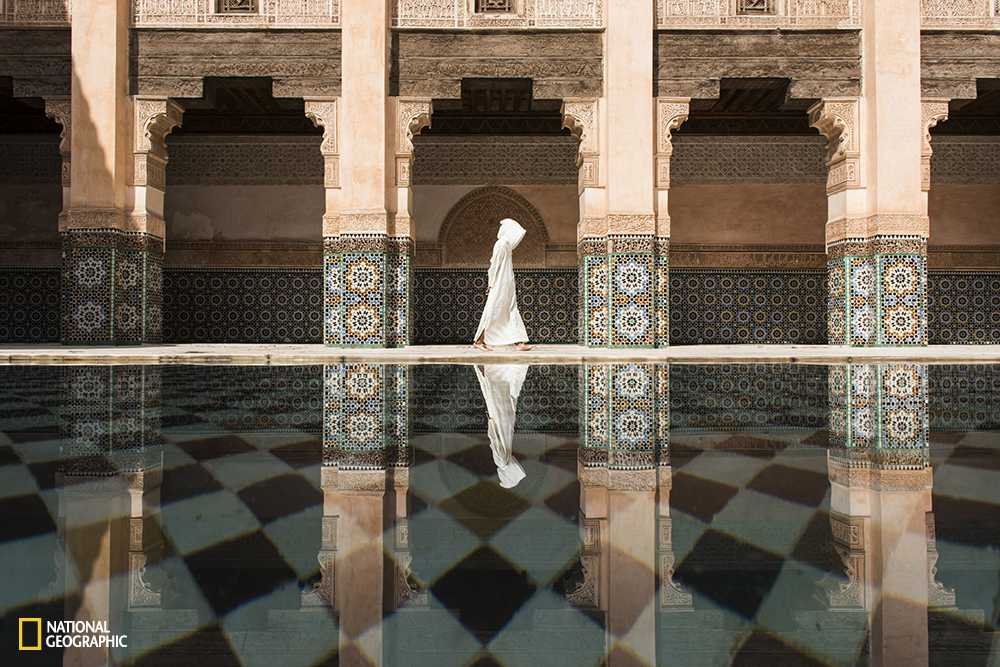 Chủ đề thành phố của nhiếp ảnh gia Takashi-Nakagawa đoạt giải nhất ảnh chụp ngôi nhà ở Madrasa, Marrakesh, Marrakech-Tensift-Al Haouz, Maroc.