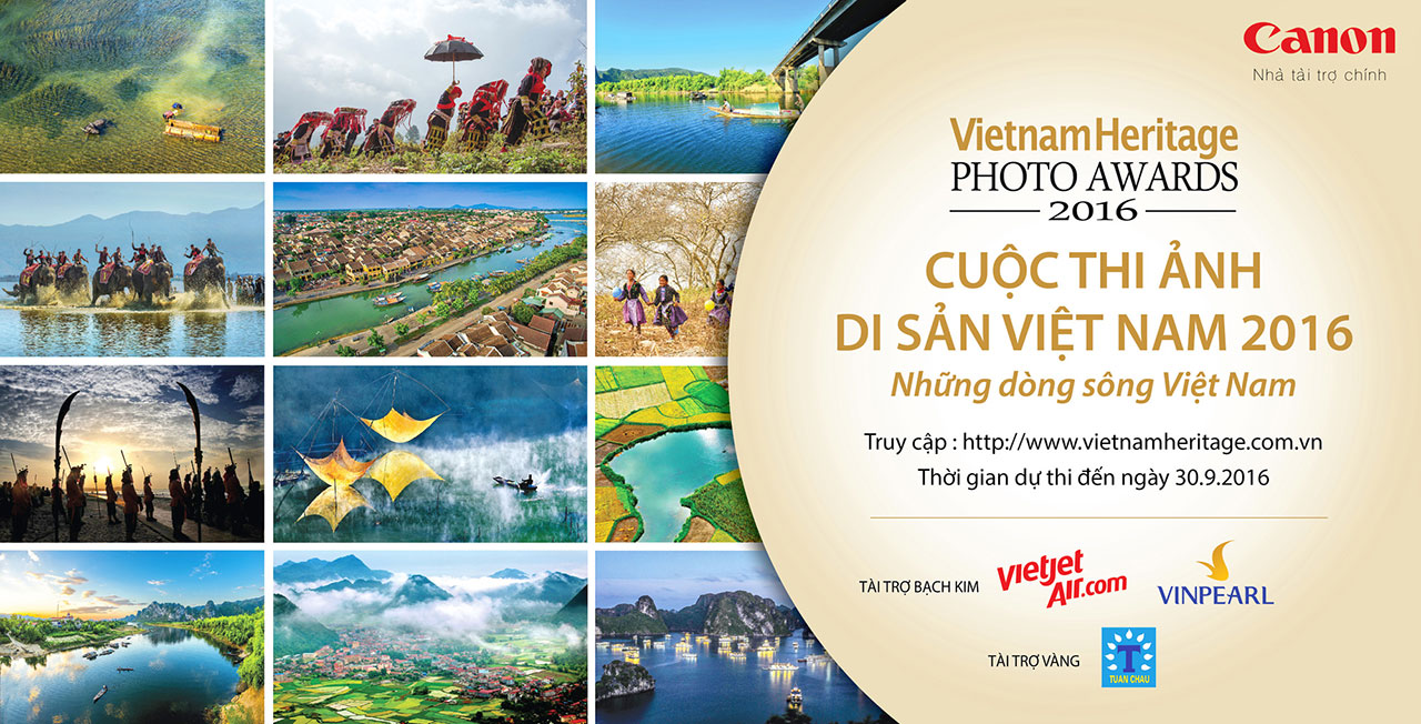 Cuộc thi ảnh Di sản Việt Nam 2016 - chủ đề những dòng sông Việt Nam